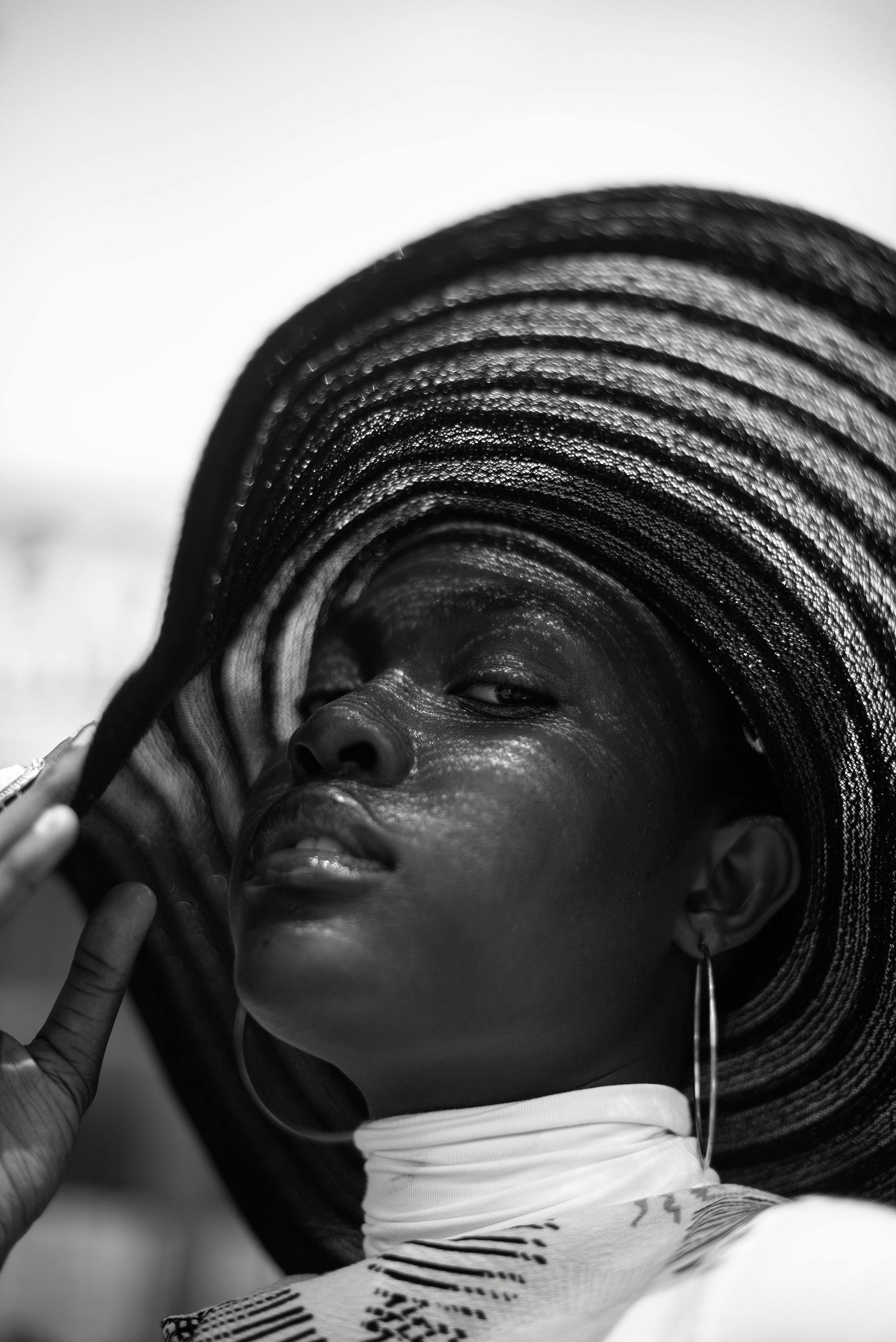 Stylish Black Woman in Hat